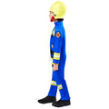 Blue - Side - Fireman Sam Boys Costume