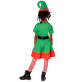 Green-Red - Back - Bristol Novelty Childrens-Kids Elf Costume