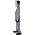 Grey-White - Side - Skibidi Toilet Boys Speakerman Costume