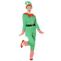 Green-Red-White - Side - Bristol Novelty Unisex Adult Elf Costume