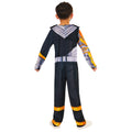 Multicoloured - Back - Power Rangers Childrens-Kids Cosmic Fury Black Ranger Costume