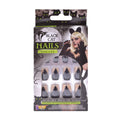 Black - Back - Bristol Novelty Black Cat Nails