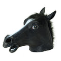 Black-White - Front - Bristol Novelty Unisex Horse Rubber Head Mask