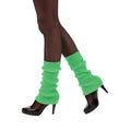 Green - Back - Bristol Novelty Womens-Ladies Leg Warmers