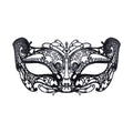 Black - Front - Bristol Novelty Unisex Adults Filigree Jewel Metal Cat Mask