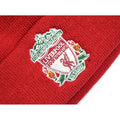 Red - Back - Liverpool FC Official Adults Knitted Turn Up Hat