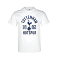 White - Front - Spurs Unisex Adults White T Shirt With 1882 Design