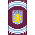 Maroon-White - Front - Aston Villa FC Pulse Bath Towel