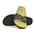 Black - Lifestyle - Sanosan Womens-Ladies Malaga Leather Sandals