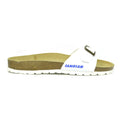 White-Brown - Back - Sanosan Womens-Ladies Malaga Sano Sandals