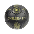 Black-Gold - Front - Chelsea FC Signature Phantom Faux Leather Football