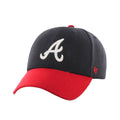 Navy-Red - Front - Atlanta Braves MVP 47 Baseball Cap