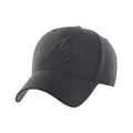 Black - Front - Atlanta Braves MVP 47 Baseball Cap