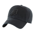 Black - Front - Detroit Tigers Clean Up 47 Logo Baseball Cap