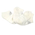 White - Front - Adidas Childrens-Kids Ankle Socks (Pack of 3)