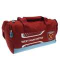 Claret Red-Sky Blue - Back - West Ham United FC Flash Duffle Bag