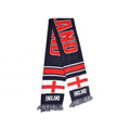 Black-White-Red - Back - England St George Cross Jacquard Strip Scarf