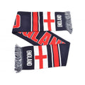 Black-White-Red - Front - England St George Cross Jacquard Strip Scarf