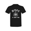 Black - Front - Newcastle United FC Unisex Adult St James Park T-Shirt