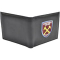 Black - Back - West Ham United FC Embroidered Bi-Fold Wallet