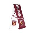 Claret-White-Yellow - Back - West Ham United FC Vertigo Jacquard Scarf