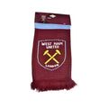 Claret-White-Yellow - Side - West Ham United FC Wordmark Jacquard Scarf