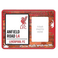 Red-White-Black - Front - Liverpool FC Anfield Road L4 Metal Embossed Photo Frame