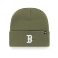 Olive - Front - Boston Red Sox Haymaker MLB 47 Knitted Cuff Beanie