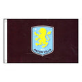 Claret-Blue-Yellow - Front - Aston Villa FC Core Crest Flag