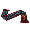 Claret-Blue - Side - West Ham FC Official Football Jacquard Nero Design Scarf