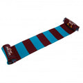 Claret-Blue - Side - West Ham FC Official Football Jacquard Bar Scarf