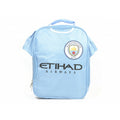 Light Blue - Front - Manchester City FC Official Football Kit Lunch Bag