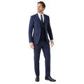 Navy - Lifestyle - Burton Mens Marl Slim Suit Trousers