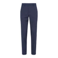 Navy - Front - Burton Mens Marl Slim Suit Trousers