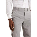 Light Grey - Side - Burton Mens Essential Slim Suit Trousers