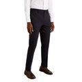 Navy - Front - Burton Mens Essential Slim Suit Trousers