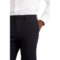 Navy - Side - Burton Mens Essential Slim Suit Trousers