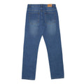 Dark Blue - Back - Burton Mens Mid Wash Straight Jeans