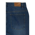 Dark Blue - Side - Burton Mens Mid Wash Straight Jeans