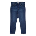 Dark Blue - Front - Burton Mens Dark Wash Slim Jeans