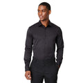 Black - Front - Burton Mens Easy-Iron Slim Long-Sleeved Shirt