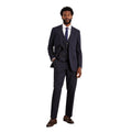 Navy - Side - Burton Mens Essential Tailored Waistcoat