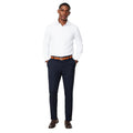 White - Lifestyle - Burton Mens Easy-Iron Skinny Long-Sleeved Formal Shirt