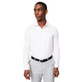 Pink - Front - Burton Mens Herringbone Tailored Formal Shirt