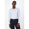 Off White - Front - Burton Mens End On End Easy-Iron Slim Shirt