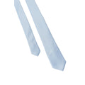 Dusty Blue - Side - Burton Mens Polyester Slim Tie