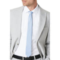 Dusty Blue - Lifestyle - Burton Mens Polyester Slim Tie