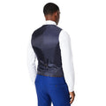 Bright Blue - Back - Burton Mens Slim Waistcoat