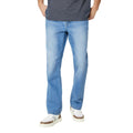 Blue - Front - Burton Mens Stone Wash Bootcut Jeans