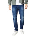 Mid Blue - Front - Burton Mens Straight Jeans